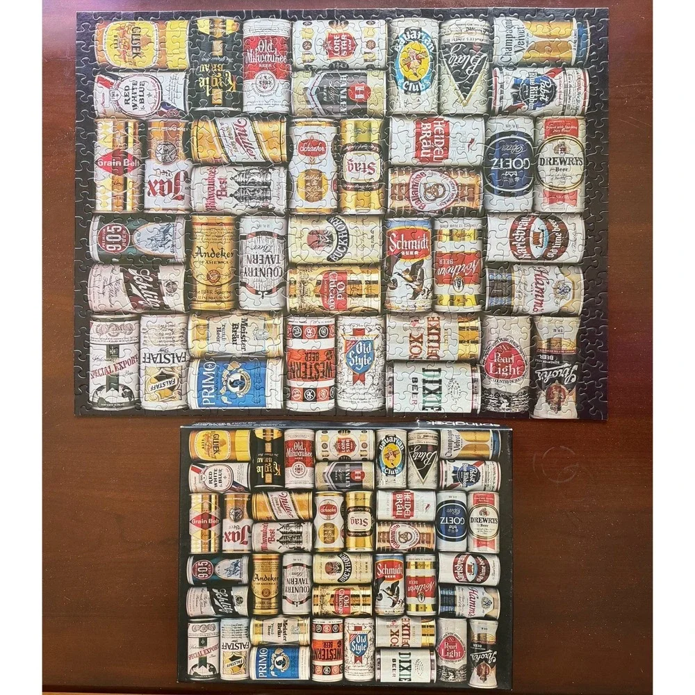 Springbok What's Your Pleasure Beer Puzzle Over 500 Pieces Vintage Complete - Picture 1 of 16